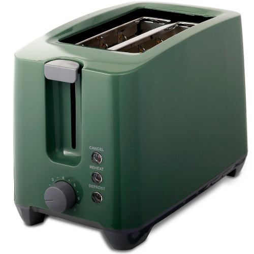 Clikon - 2 Slice 7 Variable Browning Shades Toaster, 2 Extra Wide Bread Slots,