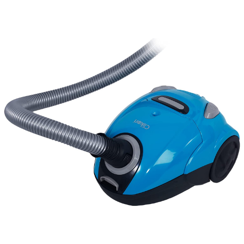 Clikon Vacuum Cleaner with High Power Motor, Washable Cloth Bag, Auto Rewinding