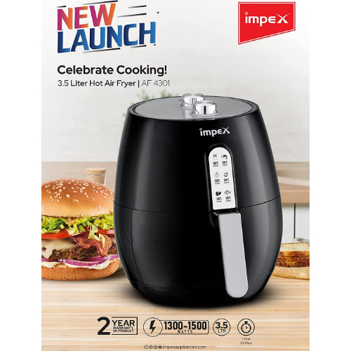 IMPEX AF 4301, 3.5 Liter Hot Air Fryer