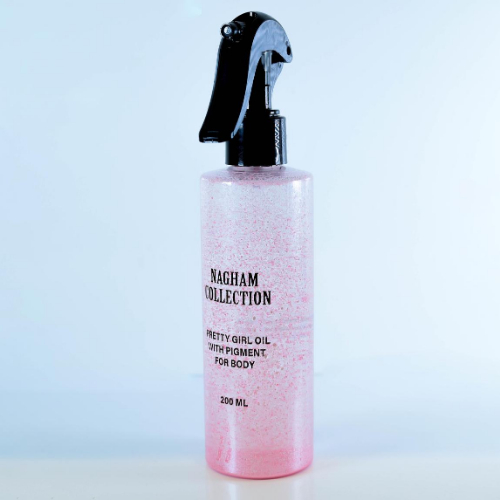 Pretty girl oil with pigment for body ,Smells of coco vanilla 200ml