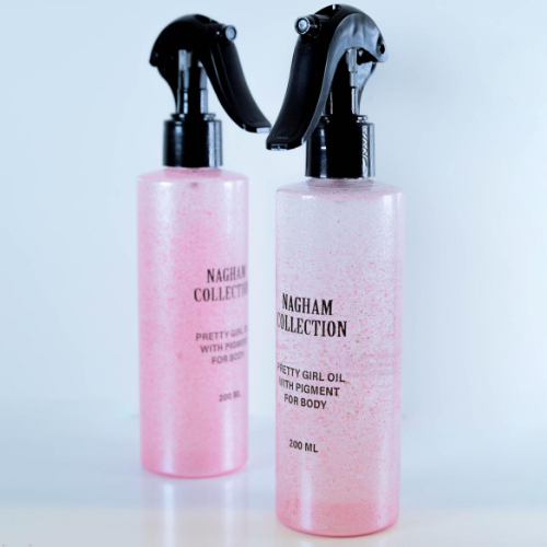 Pretty girl oil with pigment for body ,Smells of coco vanilla 200ml