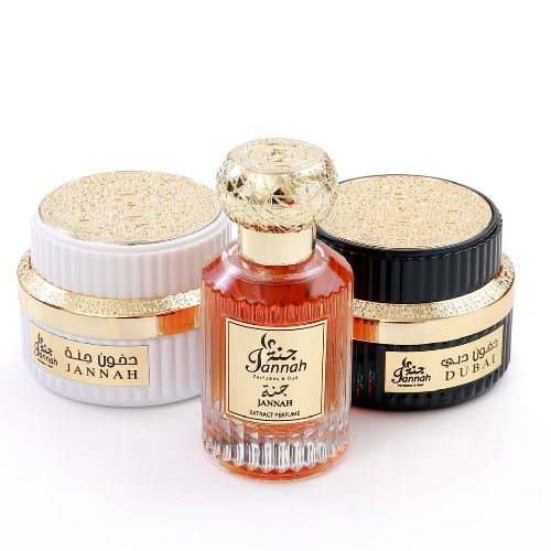 GIFT BOX 3 ITEMS ‘’JANNAH  PERFUMES And OUD’’