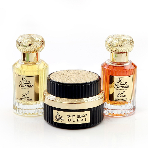 GIFT BOX 3 ITEMS ‘’JANNAH PERFUMES AND OUD’’