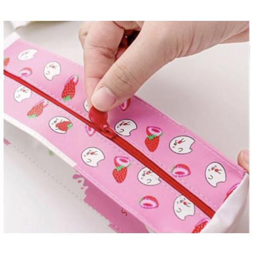 Creative Stationery Milk Carton Shape Pencil Bag.