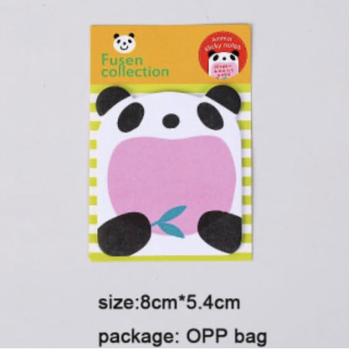 Creative Animal Shaped Sticky Notes - Panda Style