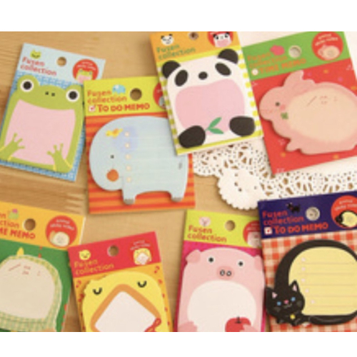 Creative Animal Shaped Sticky Notes - Frog Style