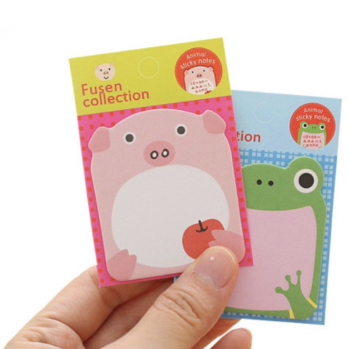 Creative Animal Shaped Sticky Notes - Frog Style