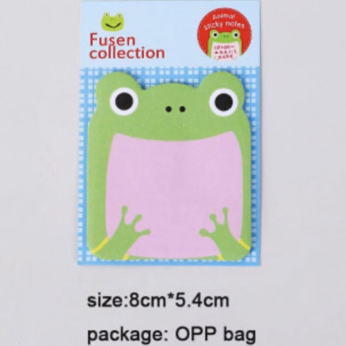 Creative Animal Shaped Sticky Notes - Frog Style