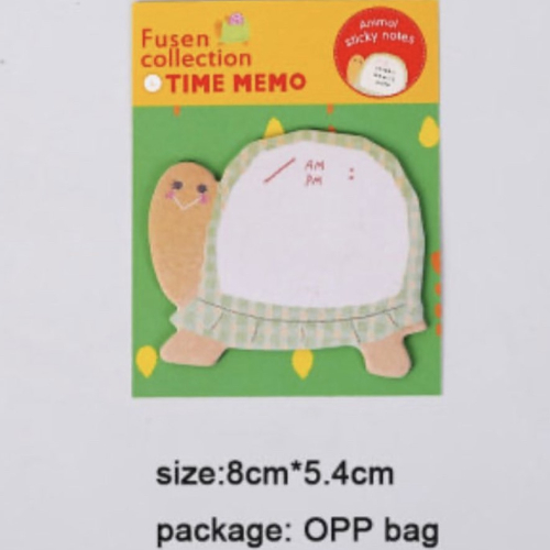 Creative Animal Shaped Sticky Notes - Tortoise Style