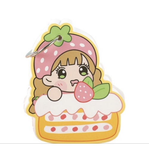 Cute Message Note Paper with chain