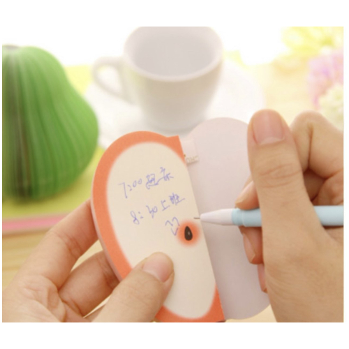150 Sheets Creative Stationery Fruit Shape Note Paper Memo Pad (Apple)
