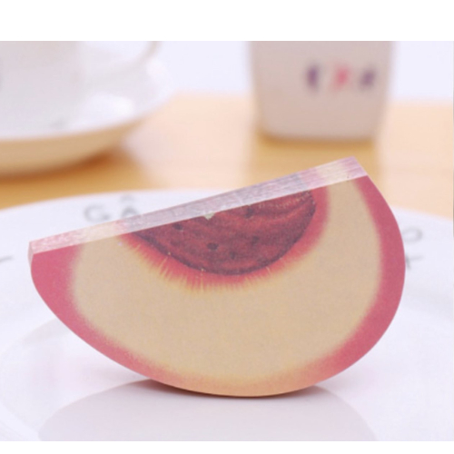 150 Sheets Creative Stationery Fruit Shape Note Paper Memo Pad (Peach)