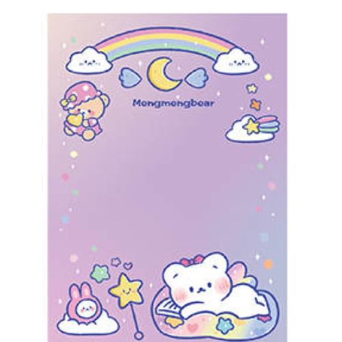 New cute Kawaii memo pad 100 sheets Design A