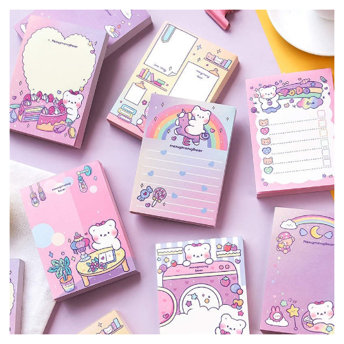 New cute Kawaii Memo Pad 100 sheets Design B
