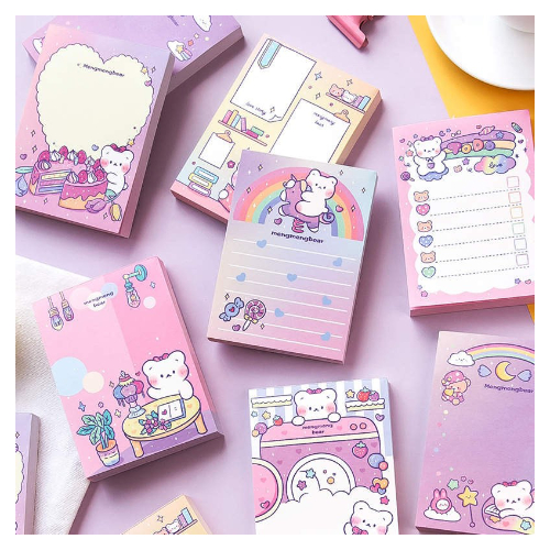 New Cute Kawaii Memo Pad 100 sheets Design C