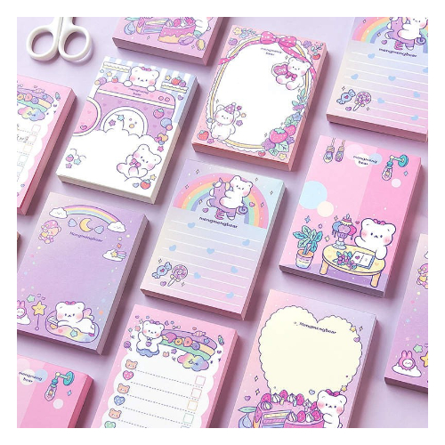 New Cute Kawaii Memo Pad 100 sheets Design C