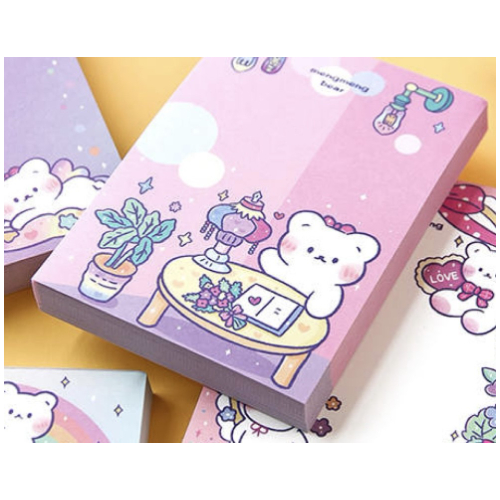New cute Kawaii memo pad 100 sheets Design D