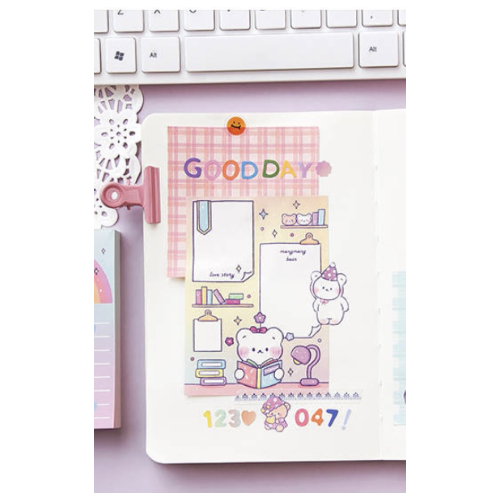 New cute Kawaii memo pad 100 sheets Design E