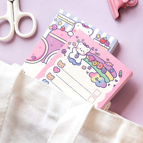 New cute Kawaii memo pad 100 sheets Design F