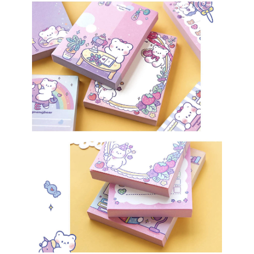 New cute Kawaii memo pad 100 sheets Design G
