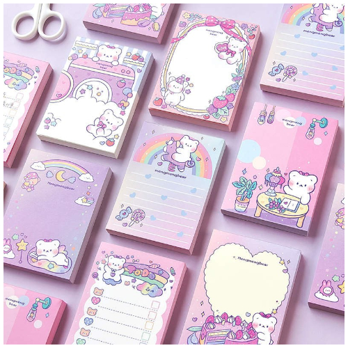 New cute Kawaii memo pad 100 sheets Design G