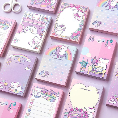 New cute Kawaii memo pad 100 sheets Design H