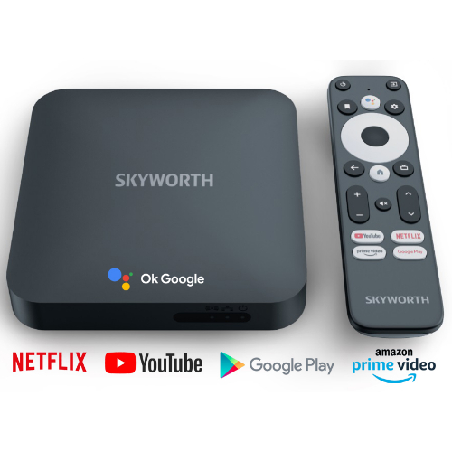 Skyworth LEAP-S1 Smart Box Android TV, Set Top Box, OTT Box, Android 10