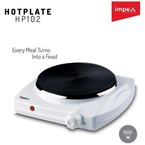 Impex HP 102 1500W Electric Hot Single Plate Cooking plate Thermostat