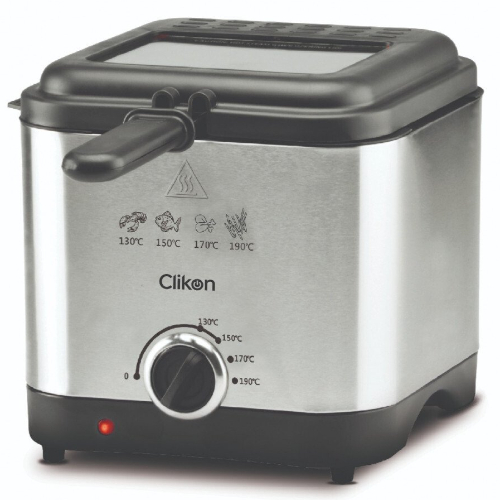 Clikon Air fryer, 1.5L Deep Fryer 1000W, Max Crisp, Air Roast, Bake, Grill