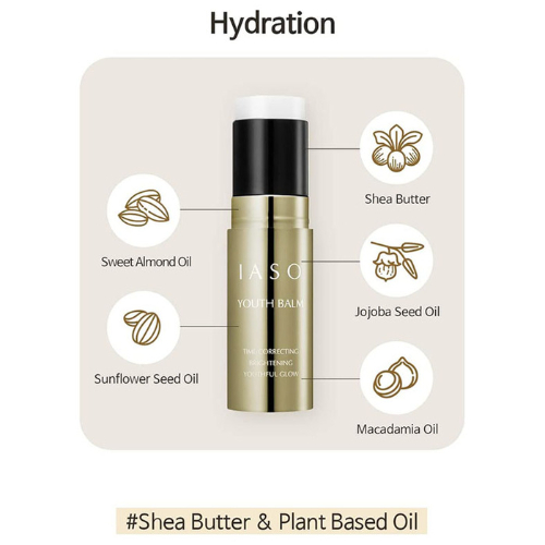 IASO Youth Balm Anti-Wrinkle Moisturising Multi Balm Stick, 10g