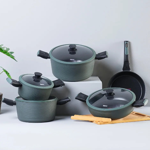 Fissmancookware Set Brilliant 9 Pcs (Aluminium With Non-Stick Coating)