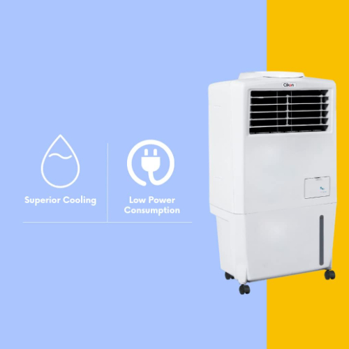 Clikon 27 Litre Air Cooler with Cooling Technology, 3 Swing Modes, 110 Watts