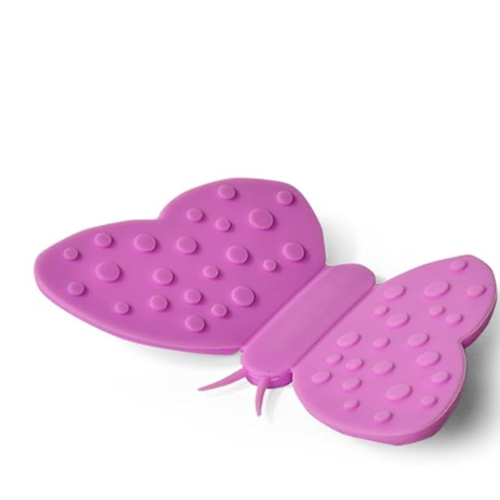 Fissman 2-Piece Butterfly Pot Holder Magnet Set Pink