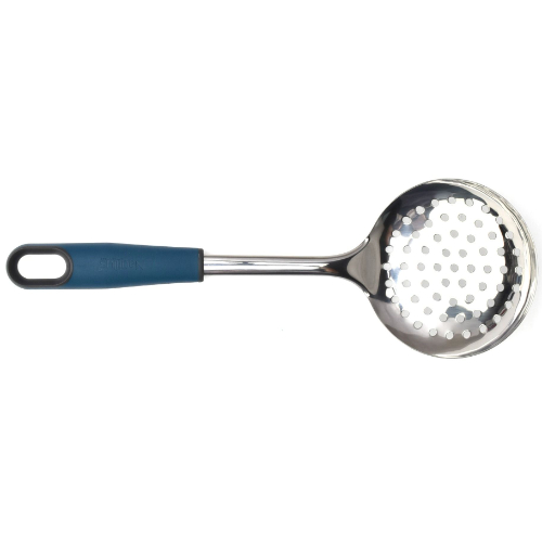 Soft Touch Handle SS Skimmer Blue/Grey Color 32.2X11X5.8 Cm