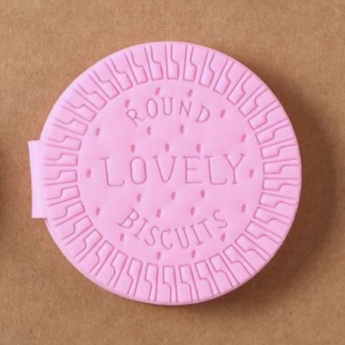 Biscuit Chocolate Kawaii Journal Rounded whole - Pink Chocolate, White Chocolate