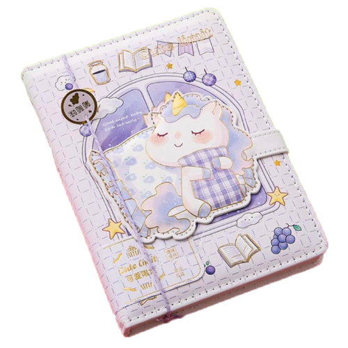 Eco-Friendly Diary Notebook Kawaii Magnetic Button