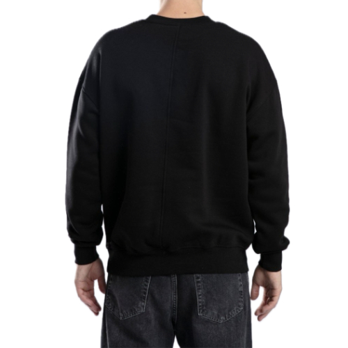 IAM Sweatshirt , turtleneck long sleeves, ribbed cuffs, Black
