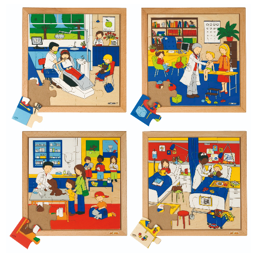 Educo Health Puzzle Set of 4