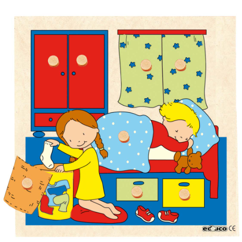 Educo Hidden Surprise Puzzle Bedroom