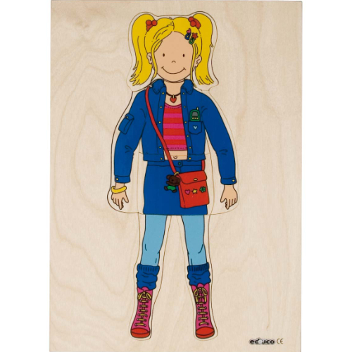 Educo Getting Dressed Puzzle - Girl