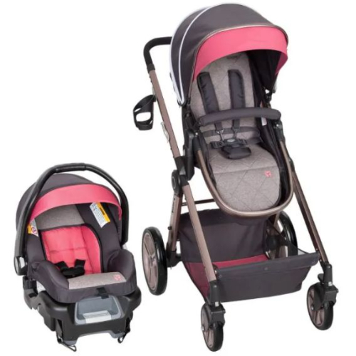 Babytrend Golite Snap Gear Sprout Travel System - Rose