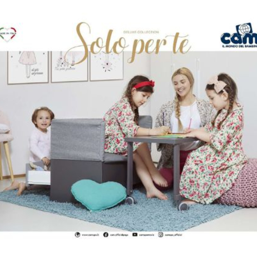 CAM Growi 2 In 1 Bagnetto Fasciatoio Divanetto E Tavolino, Beige