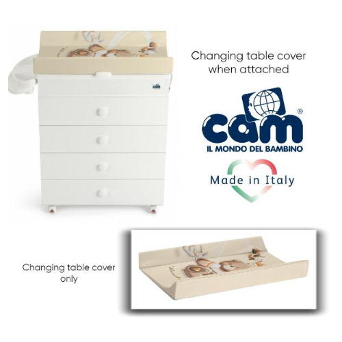 Cam - Bella Child's Changing Mat 1pc, Assorted