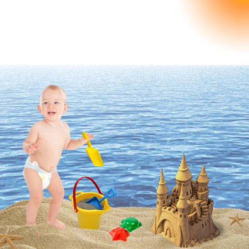 Green Plast Sanding set in the assortment