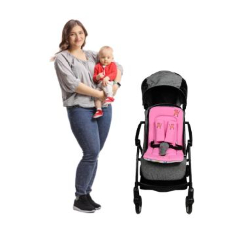 Ubeybi Stroller Cushion Set, Pink