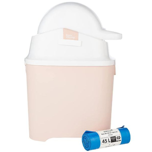 Diaper Champ One Standard Odourless Diaper Pail - Old Pink