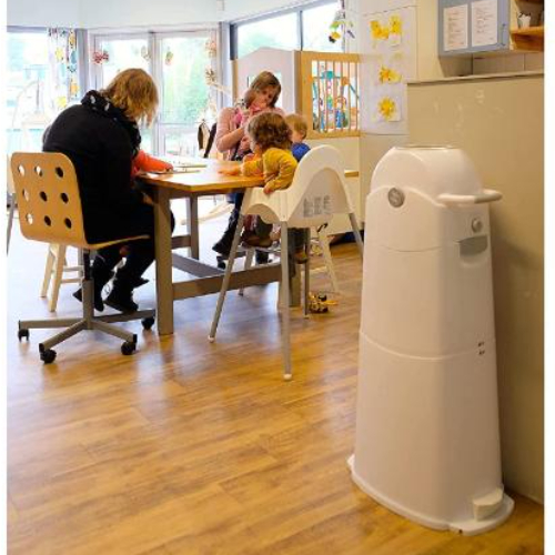 Maxi Upgrade Set (White)/ Odourless Diaper Pail