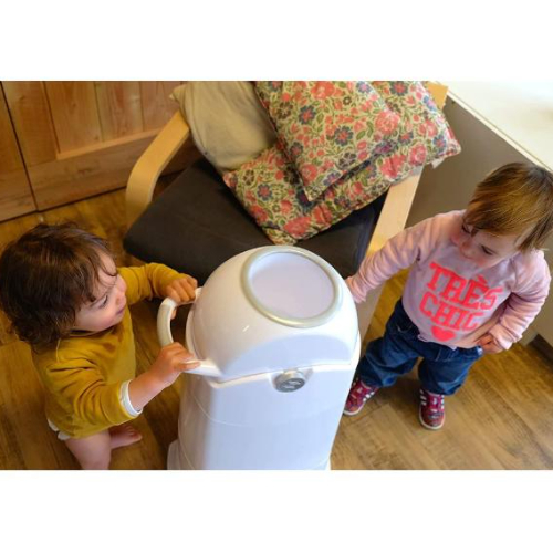 Maxi Upgrade Set (White)/ Odourless Diaper Pail