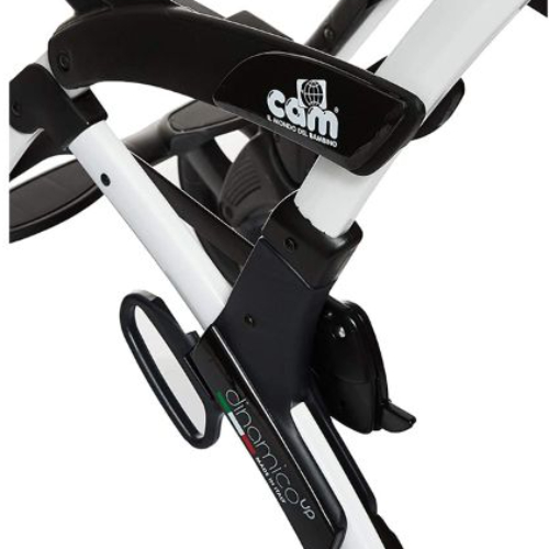 CAM Telaio Dinamico Stroller Frame, Black and White