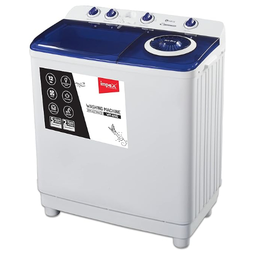 Impex WM 4205 12KG Semi Automatic Washing Machine with Transparent Window View A